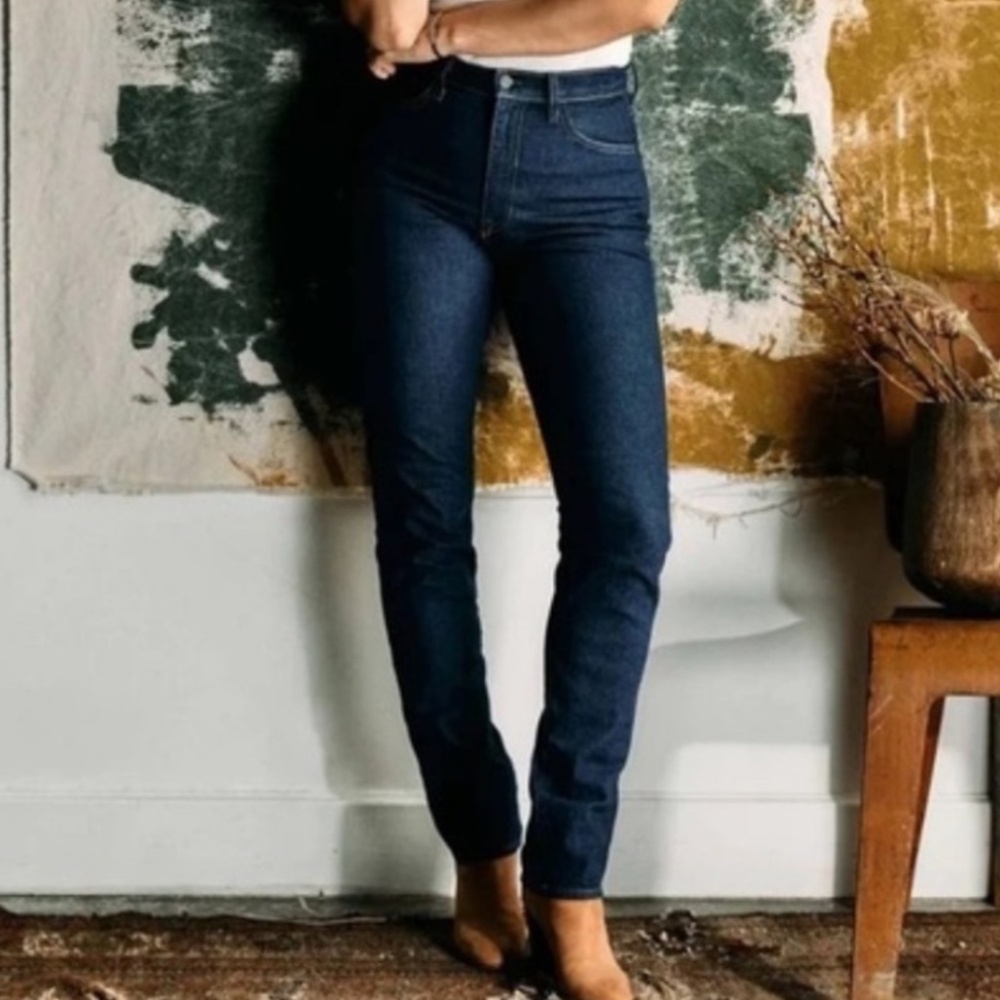 Imogene + Willie Imogene Slim Jeans Dark Wash 27 - Picture 2 of 9
